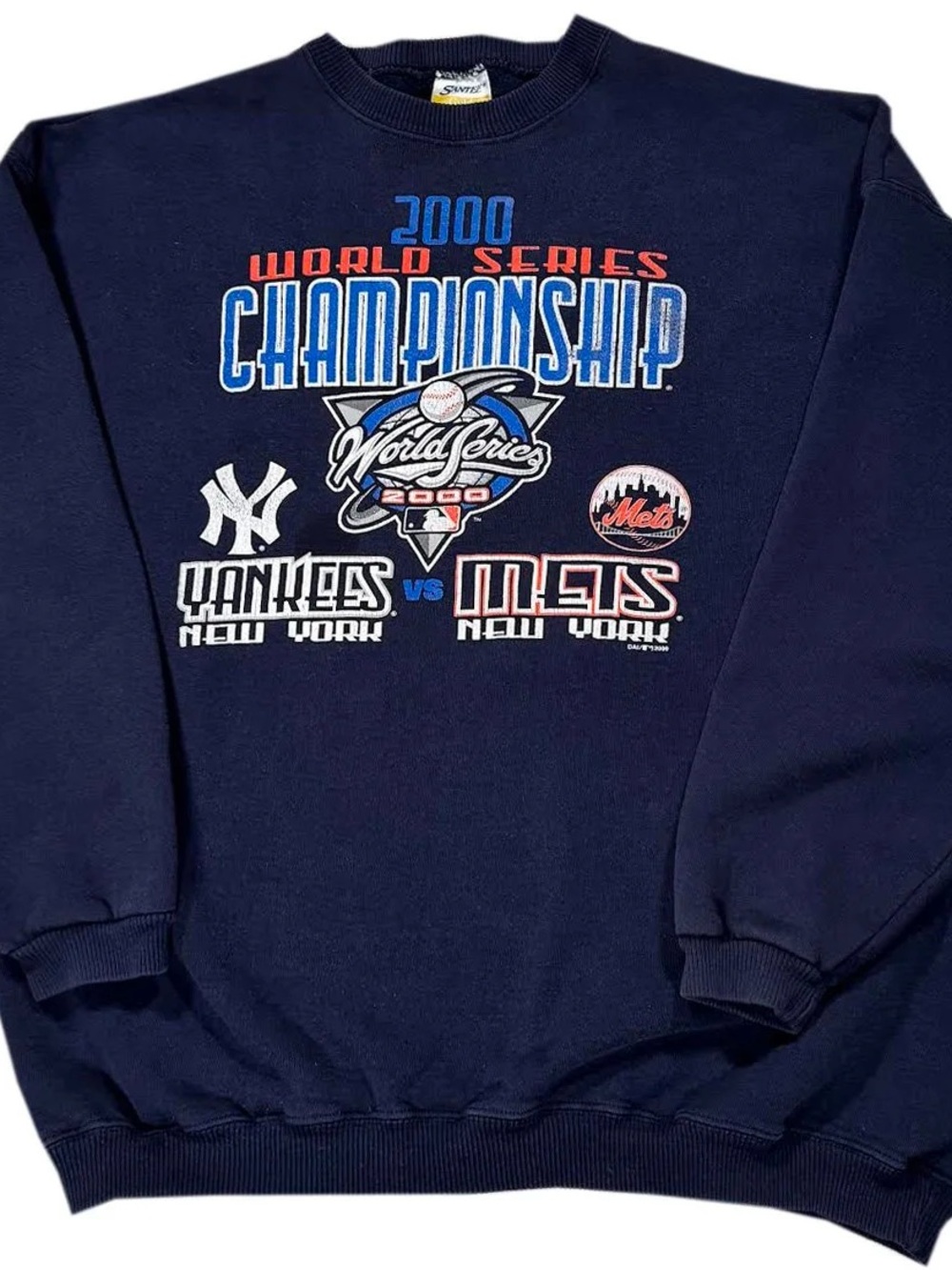 Vintage 2000 World Series Subway Series Sweatshirt (Size XXL)